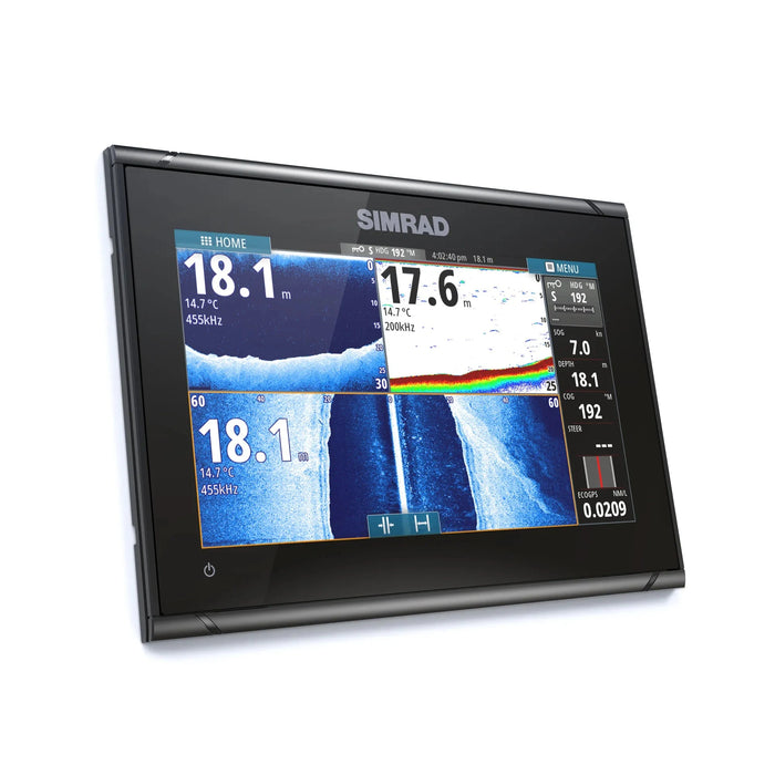 Simrad GO9 Simrad XSE med HDI givare (000-14445-001) – display med CHIRP-ekolod och DownScan på skärmen