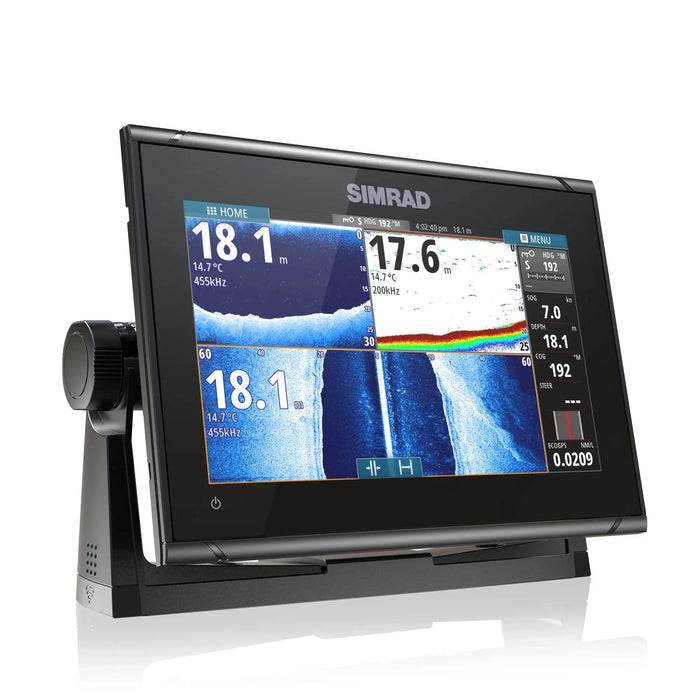 Simrad GO9 Simrad XSE med HDI givare (000-14445-001) – display med CHIRP-ekolod och DownScan på skärmen