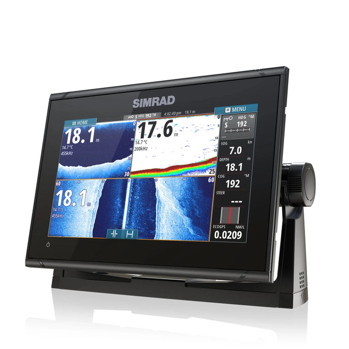 Simrad GO9 Simrad XSE med HDI givare (000-14445-001) – display med CHIRP-ekolod och DownScan på skärmen