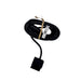 Lowrance 9-pin 83/200 kHz podgivare för elmotor med temperaturgivare (000-14888-001) – givaren med kabel och spännband för montering på elmotorn