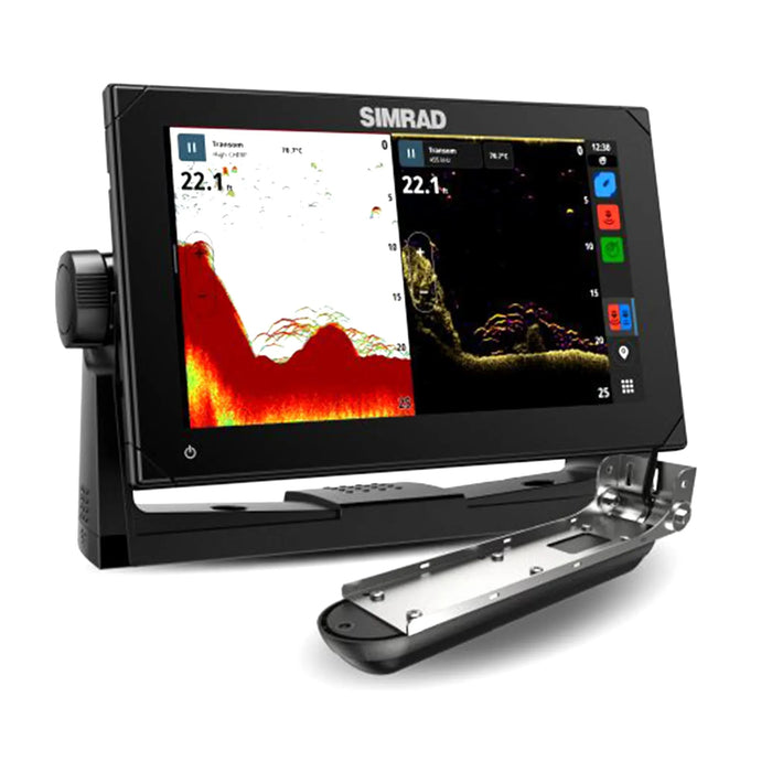 Simrad NSX 3009 med Active Imaging (000-15369-001) – display med ekolod och Active Imaging på skärmen, tillsammans med givaren som ingår