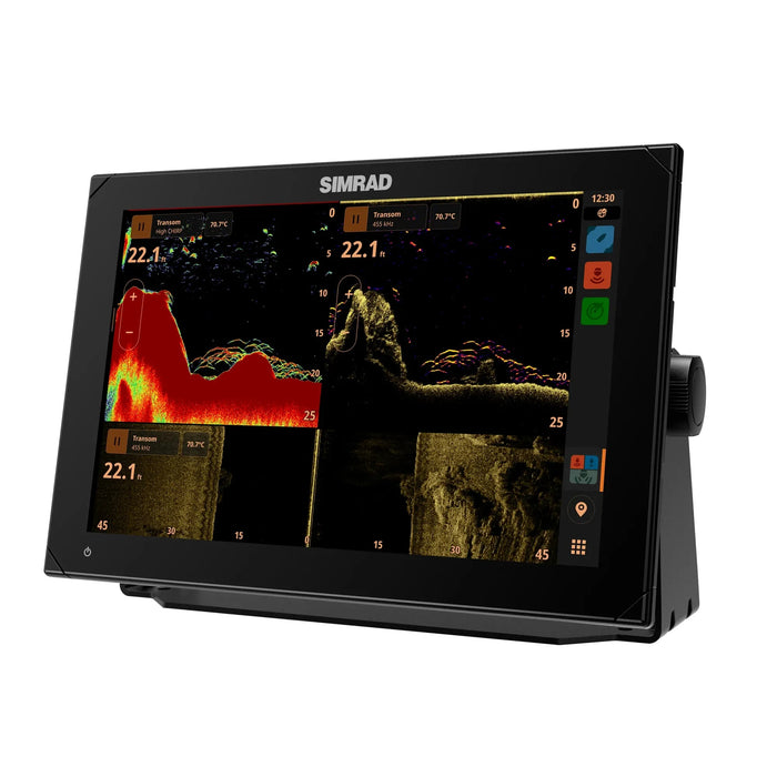 Simrad NSX 3012 med Active Imaging (000-15370-001) – display med ekolod och Active Imaging på skärmen