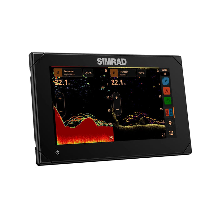 Simrad NSX 3007 med HDI-givare (000-15374-001) – display med ekolod och DownScan på skärmen