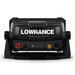 Lowrance Elite FS 7 with Active Imaging 3-in-1 Transducer (000-15689-001) – displayens baksida med anslutningar för ström och givare samt monteringsbygel
