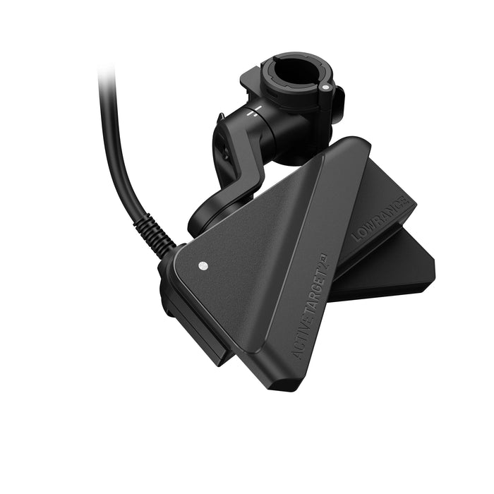 Lowrance ActiveTarget 2 XL Shaft Mount axelfäste (000-16491-001) – fästet med givare sett underifrån