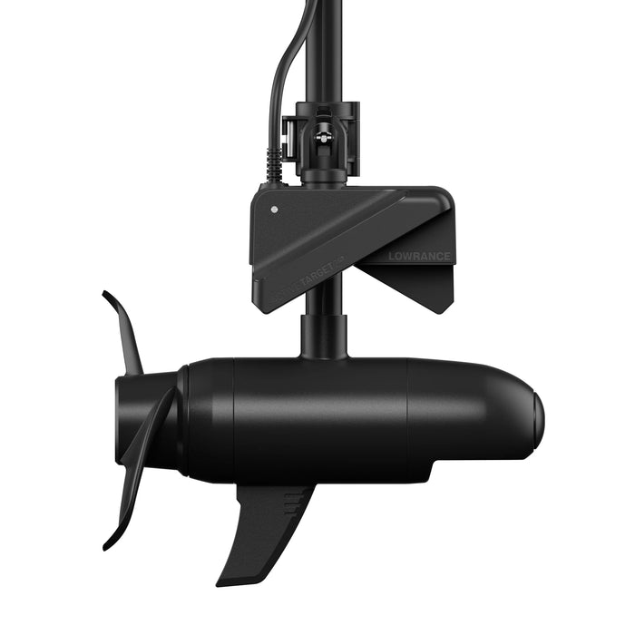 Lowrance ActiveTarget 2 XL Shaft Mount axelfäste (000-16491-001) – fästet med givare monterat på elmotorns axel