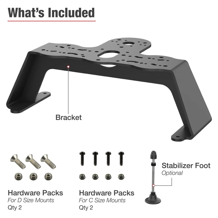 RAM Heavy Duty Fishfinder Deck Mount