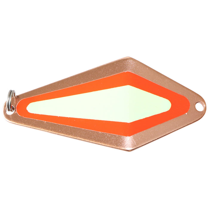 Lidmans Lysdraken 65 mm rödingblänke för isfiske, färg KX