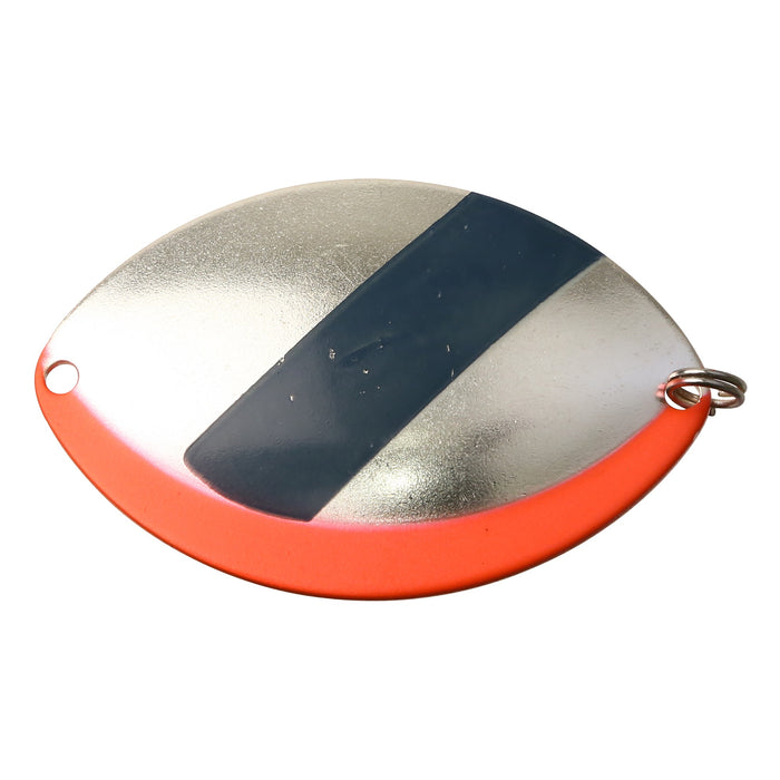 Lidmans Rauto 60 mm rödingblänke för isfiske, färg SILVER