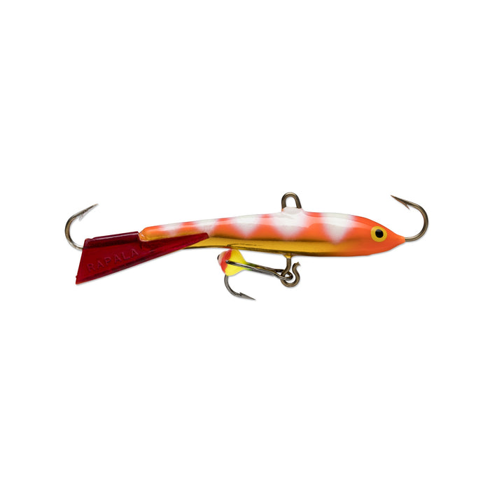 Rapala Jigging Rap WH 7 cm balansare för isfiske, färg Glow Zebra Fluorescent Red (GZFR)