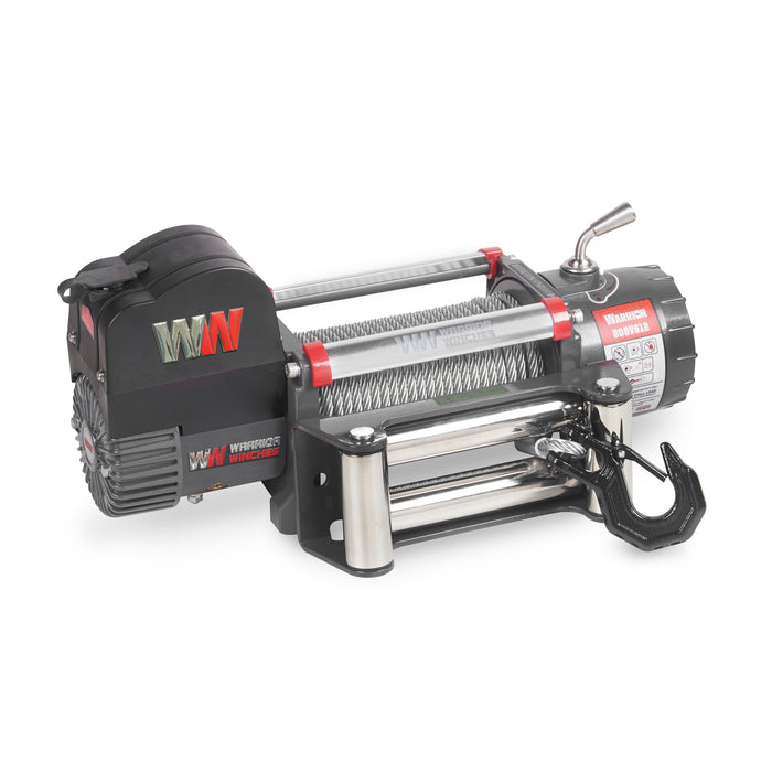 Warrior Winches Samurai 8000 Elektrisk Vinsch 24V - Stålvajer