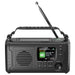 1852 Nödradio DAB+/FM med Bluetooth, vev, solpanel och powerbank – 10 000 mAh