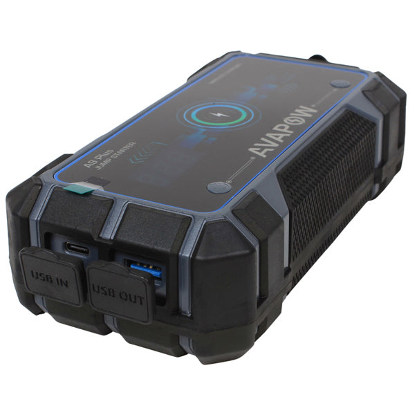 Avapow Jumpstarter A9 Plus inkl väska 2000A, 12V
