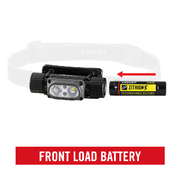 Coast WPFH30R  uppladdningsbar pannlampa 1200 lumen