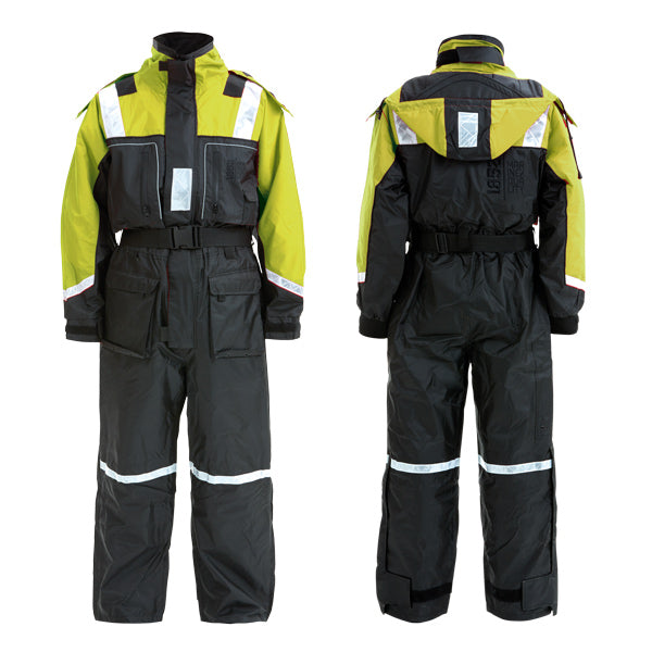 1852 flytoverall svart/gul 50N EN ISO 12402-6