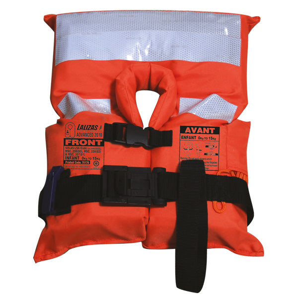 Räddningsväst SOLAS-godkänd LSA code 2010 stlk 0-15 kg