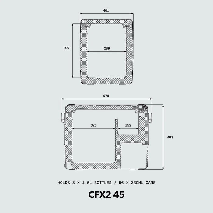 Dometic CFX2 45 Bärbar Kompressorkylbox 45L