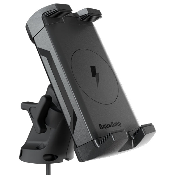 AquaAmp 500 vertikal mobil hållare med laddare 12V 25W Qi2.2