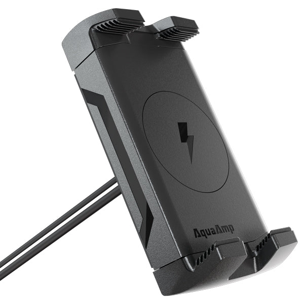 AquaAmp 500 vertikal mobil hållare med laddare 12V 25W Qi2.2