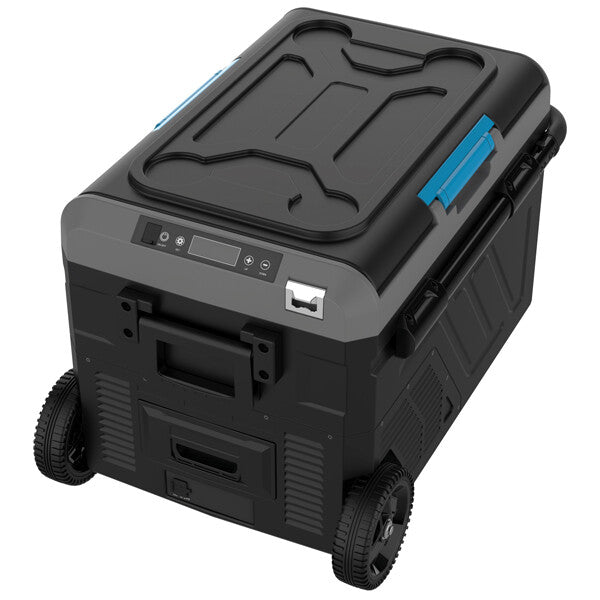 Iceberg-20 kylbox 40L m/kompressor med hjul 2-delad kyl/frys