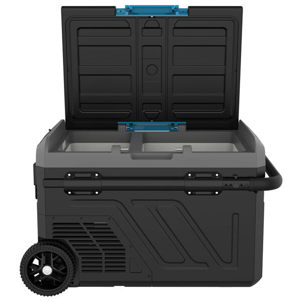 Iceberg-20 kylbox 40L m/kompressor med hjul 2-delad kyl/frys
