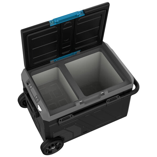 Iceberg-20 kylbox 40L m/kompressor med hjul 2-delad kyl/frys
