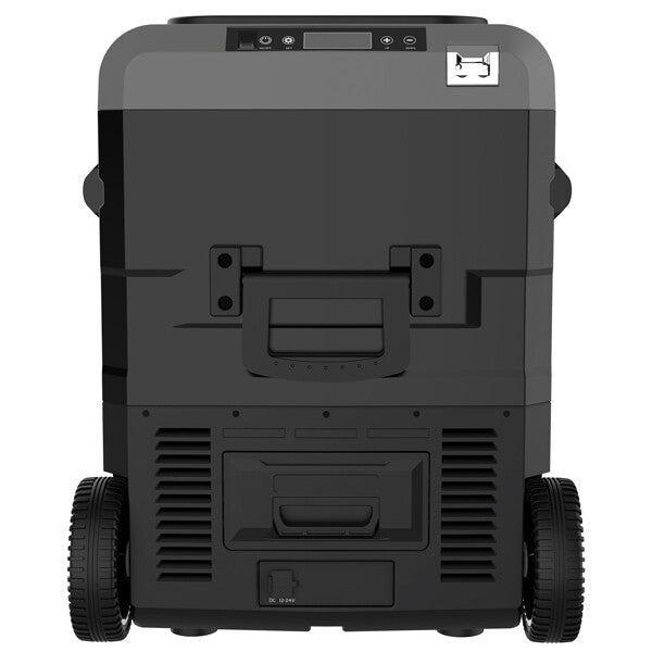 Iceberg-20 kylbox 60L m/kompressor med hjul 2-delad kyl/frys