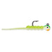 VMC Wax Tail Jig 0,9 g pimpelbete för isfiske, färg Green Orange Glow (GOGL)