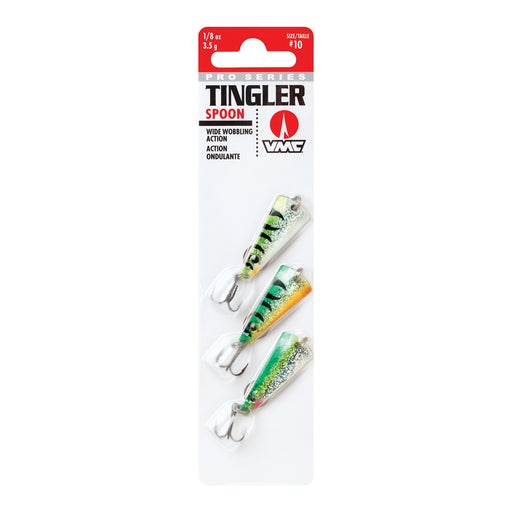 VMC Tingler Spoon Kit 3,5 g blinkpirk för isfiske, färg Live (L3)