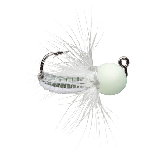 VMC Tungsten Fly Jig 1,8 g pimpelbete för isfiske, färg Glow (GL)