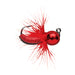 VMC Tungsten Fly Jig 1,8 g pimpelbete för isfiske, färg Metallic Red (MR)