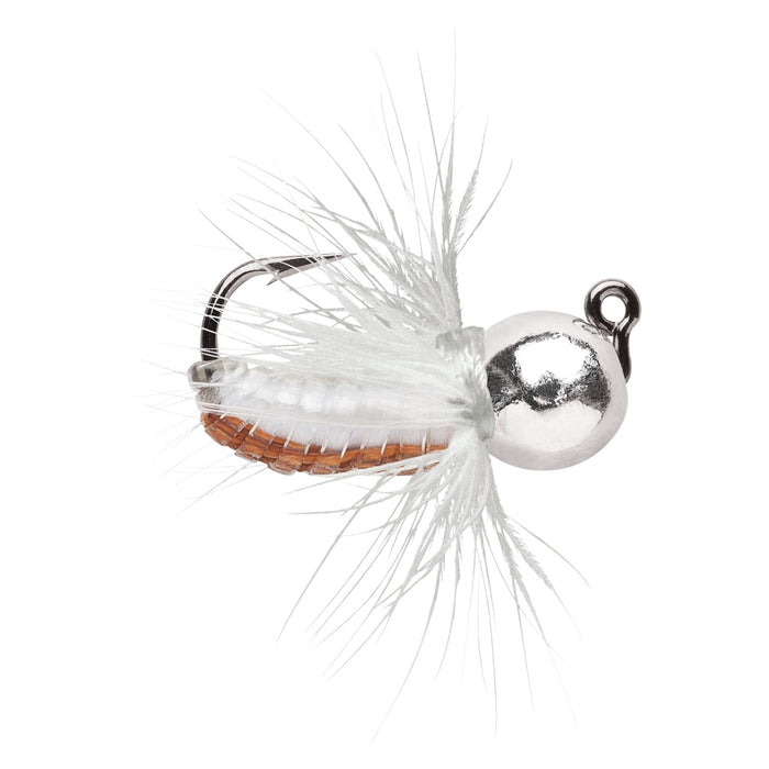 VMC Tungsten Fly Jig 1,8 g pimpelbete för isfiske, färg Metallic Silver (MS)