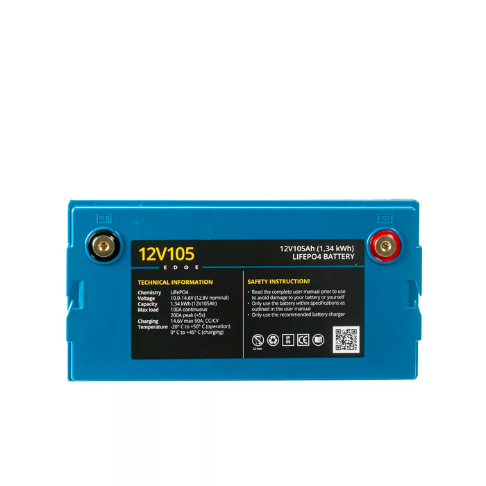 Rebelcell 12V105 EDGE LiFePO4 Batteri