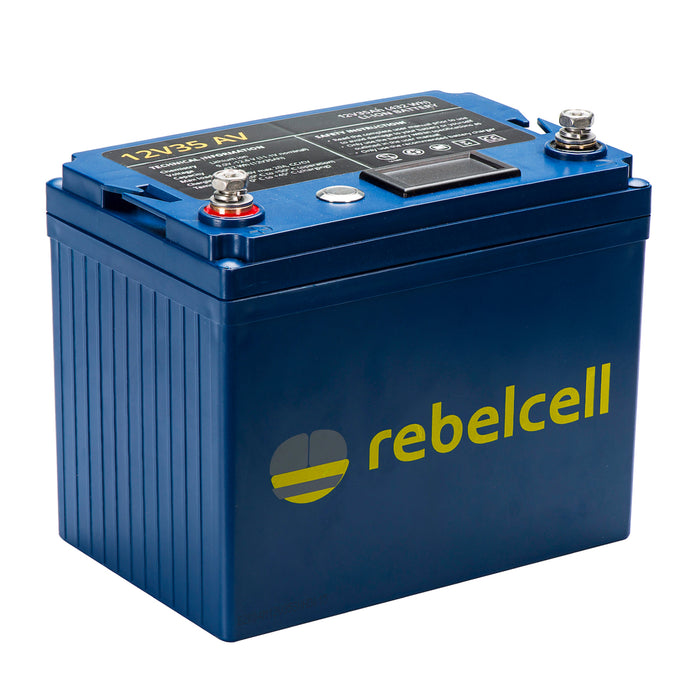 Rebelcell 12v35 AV li-ion Battery Visningsexemplar Paketdeal