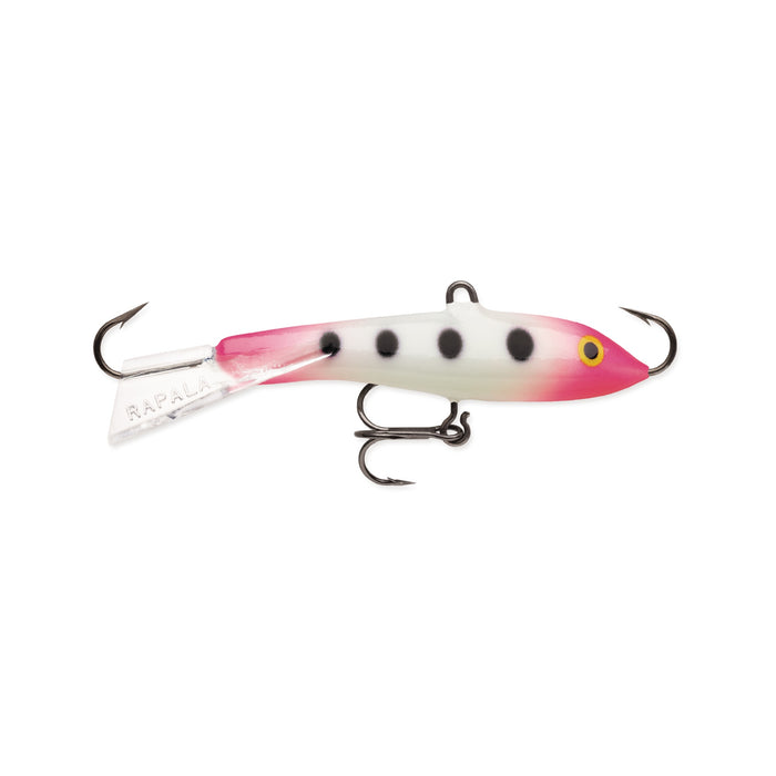 Rapala Jigging Rap 5 cm balansare för isfiske, färg Glow Pink Squirrel (GPSQ)