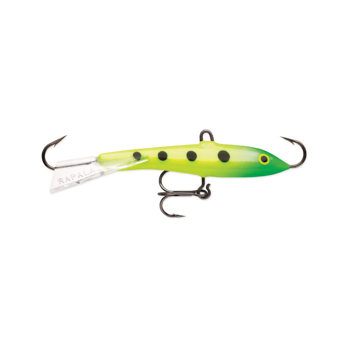 Rapala Jigging Rap 7 cm balansare för isfiske, färg Glow Slimy Lime (GSLM)