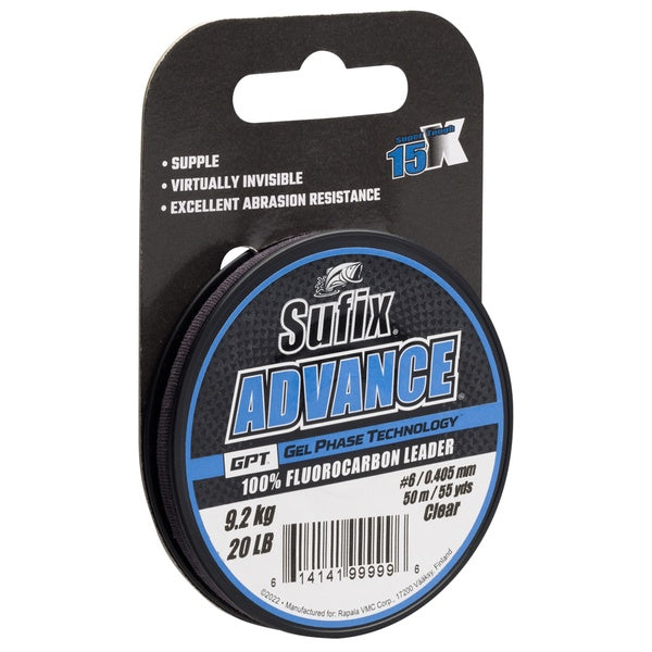 Sufix Advance Fluorocarbon Clear 50m