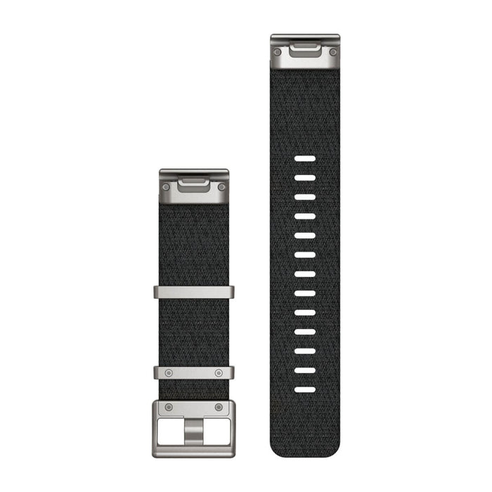 Garmin QuickFit® 22 klockarmband Svart Jacquardvävt Nylon