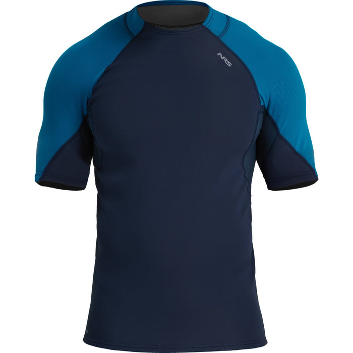 NRS Men's HydroSkin 0.5 Short-Sleeve Shirt Herr Marinblå/Mykonos
