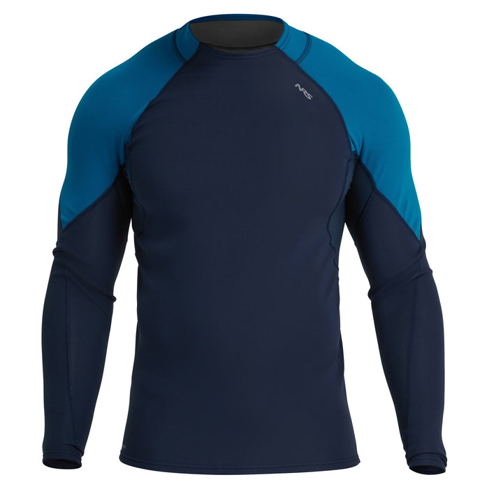 NRS Men's HydroSkin 0.5 Long-Sleeve Shirt Herr Marinblå/Mykonos