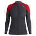 NRS Women's HydroSkin 0.5 Jacket Dam Graphite/Salsa