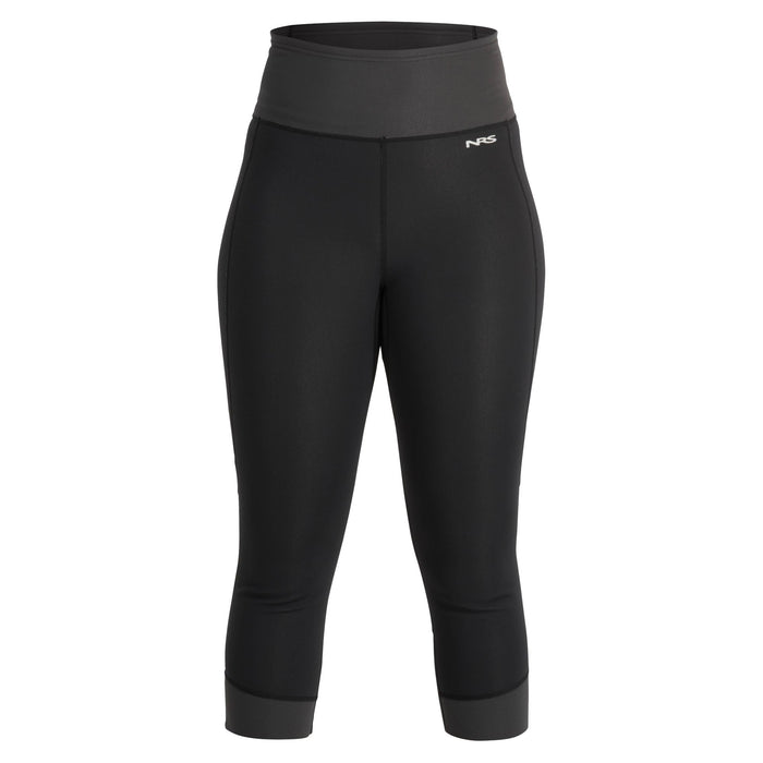 NRS Women’s HydroSkin 0.5 Capri Paddelcapri Svart/Graphite