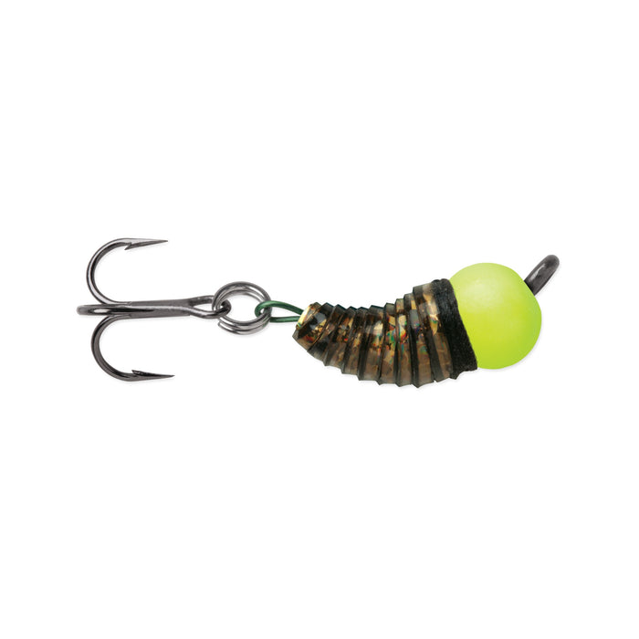 VMC Tungsten BugBite Jig 1,8 g pimpelbete för isfiske, färg Glow Chartreuse (GLCH)
