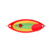 VMC Kalla Blade 60 mm blinkpirk för isfiske, färg Copper Fluo Orange Green Hollow (CFOGH)