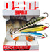 Rapala Essentials Balance Sunny Trepack, tre balansdrag för isfiske, produktbild