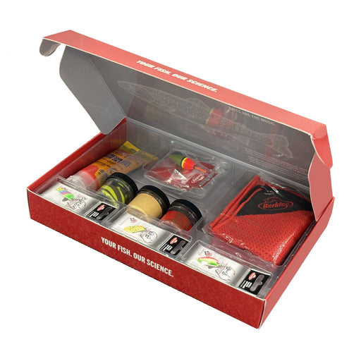 Berkley Gift Box Trout, öppen ask med beten