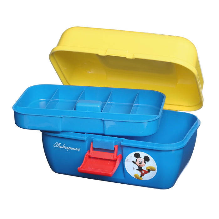 Disney Mickey Tacklebox, öppen med bricka