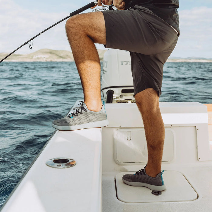 Grundéns CrossCurrent Boat Shoe - Steel Grey