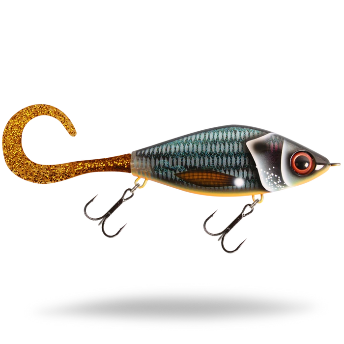 CWC StrikePro Trueglide Guppie Jr, 11cm, 70g - Cosmic Blue with Gold Glitter