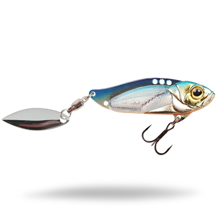 Strike Pro Astro Vibe Willow Blade 5,5cm 17g Blue Silver OB
